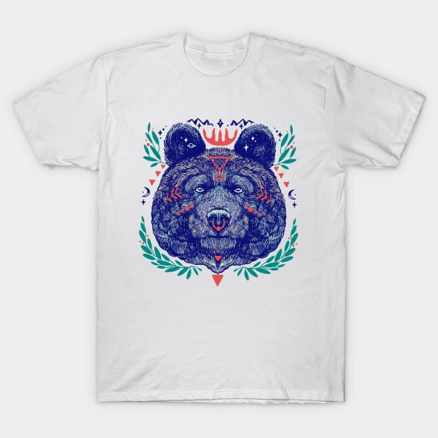 Bear animal spirit T-Shirt by Paolavk